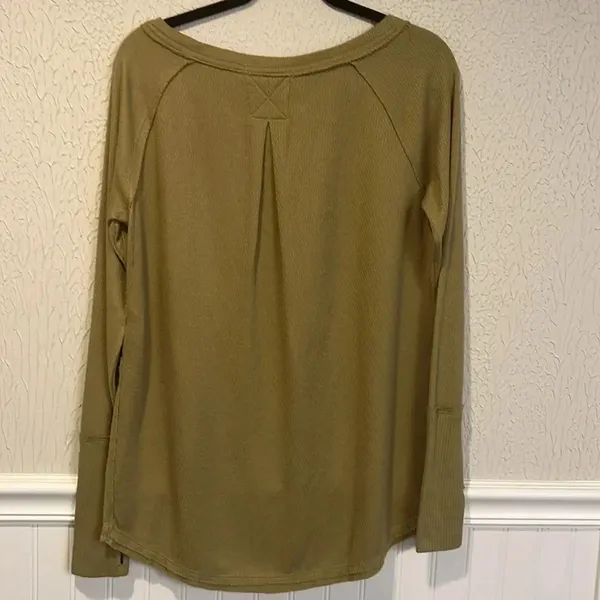 Free People We the Free Snowy Thermal top in Sunstone size XS - Image 12