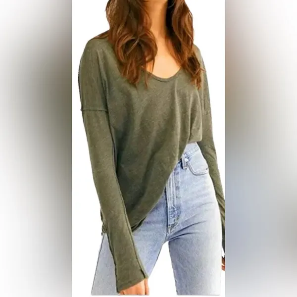 We The Free Sienna Snap Cuff Long Sleeve Top - Image 11