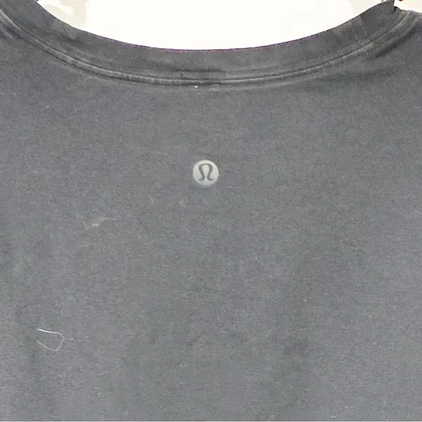 Lululemon Black Athletic Crewneck Long Sleeve Stretchy Top - Image 4