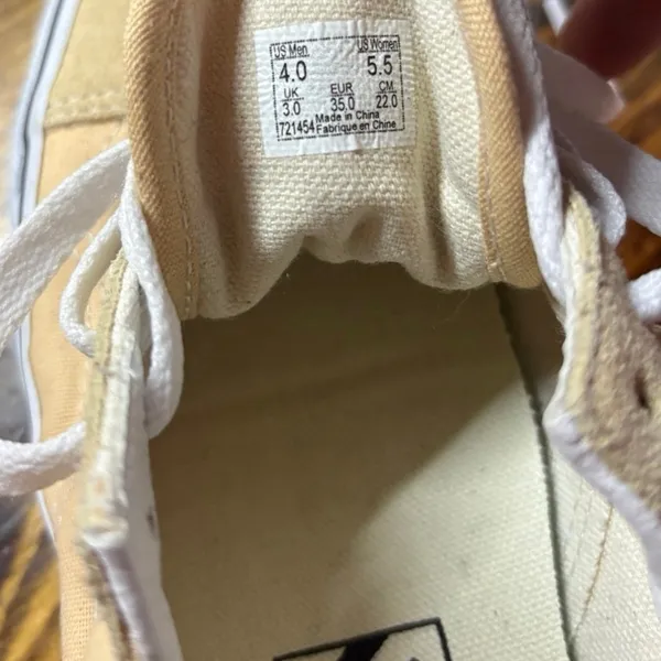 Vans‎ Yellow Sneakers Women Size 5.5 - Image 7