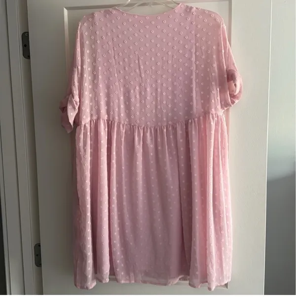 Listicle Babydoll Dress Pink Swing - Image 6