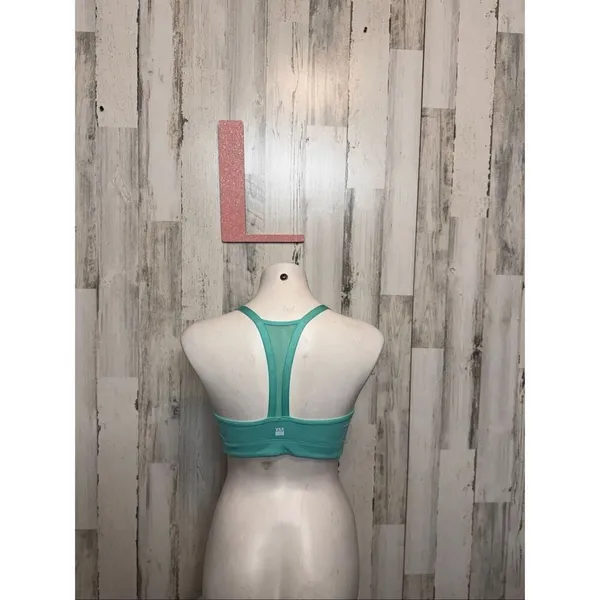 Victoria’s Secret VSX Sport Bra Mint Green Medium Support Racerback Size L - Image 4