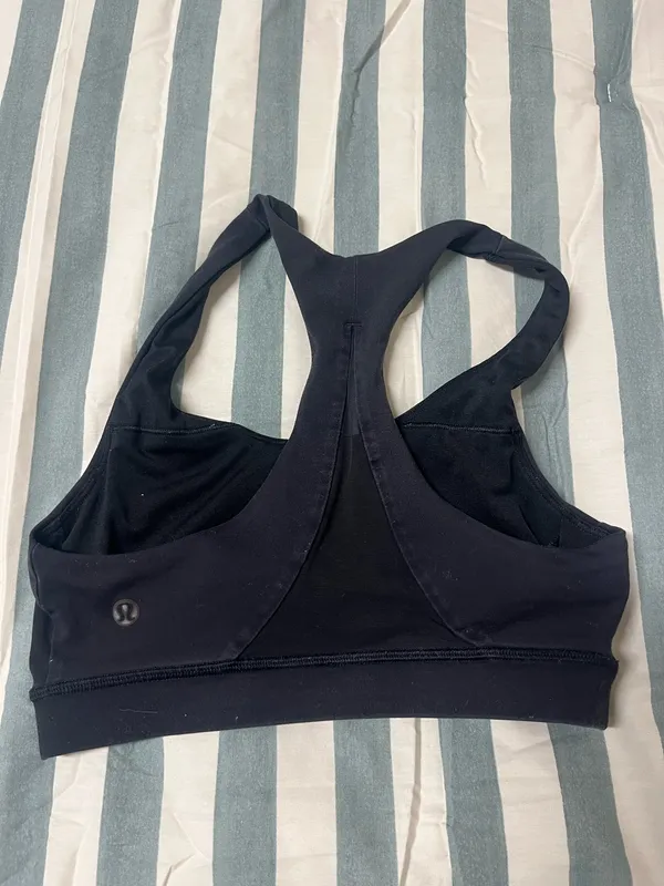 Lululemon Black Sports Bra - Image 2