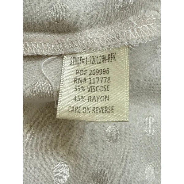 Lovestitch Midi Slip Dress M Beige Polka Dot Asymmetric Hem Boho Summer Wedding - Image 12