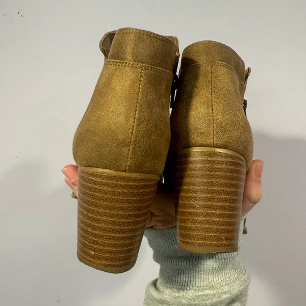 Fergalicious brown heel booties‎ - Image 3