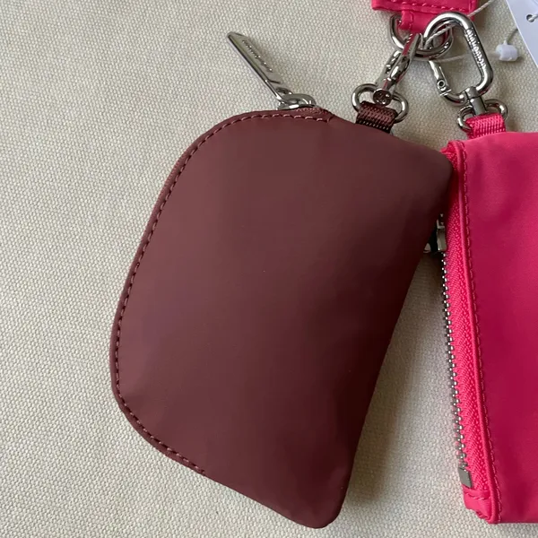 Lululemon Dual Pouch Wristlet - Ancient Copper/Glaze Pink - Image 12