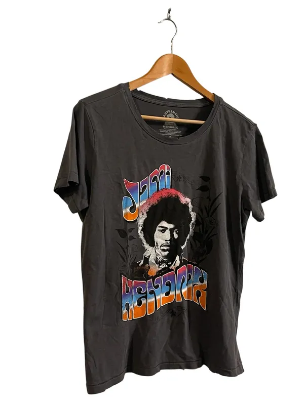 Jimi Hendrix Women’s Crewneck Distressed T-Shirt Small NWT - Image 2
