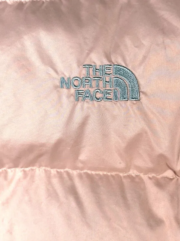 The North Face Vest Womens M Dusty Rose Pink 550 Down Puffer Quilted Zip Outdoor - Image 4