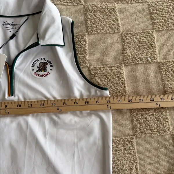 NWT Walter Hagen sleeveless golf polo 125th U.S.‎ Open at Oakmont size M - Image 4