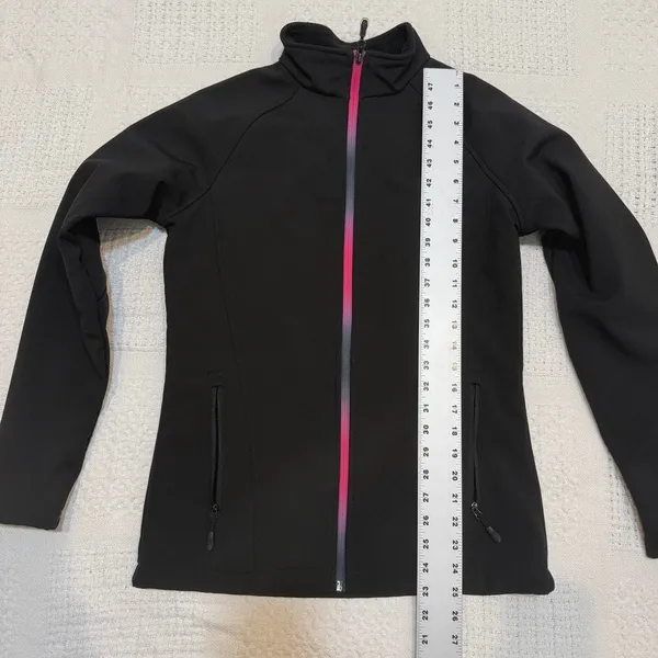 Ideology small full zip softshell jacket active fleece lined C 2810 - Image 4