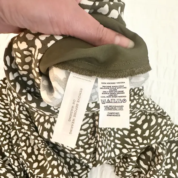 NWT LOFT Wide Leg Animal Print Pants - Image 8