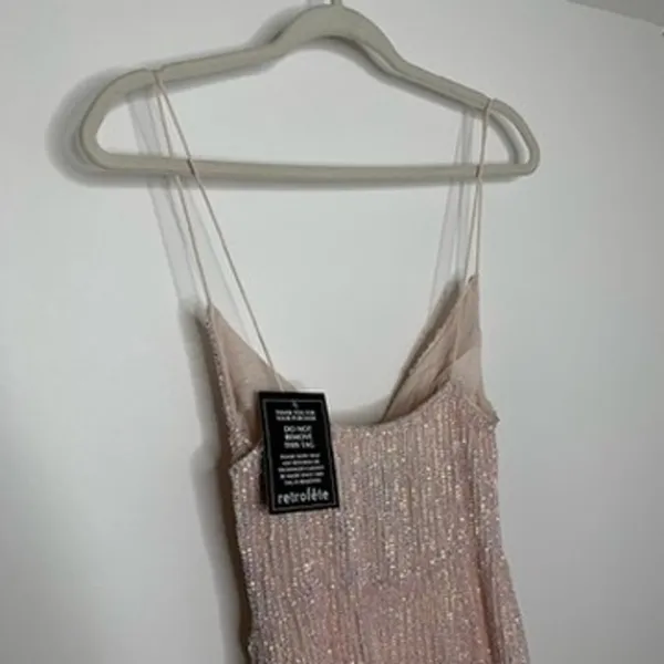 Retrofête Katya Pink Maxi Gown Dress Womens Size XS New NWT - Image 15