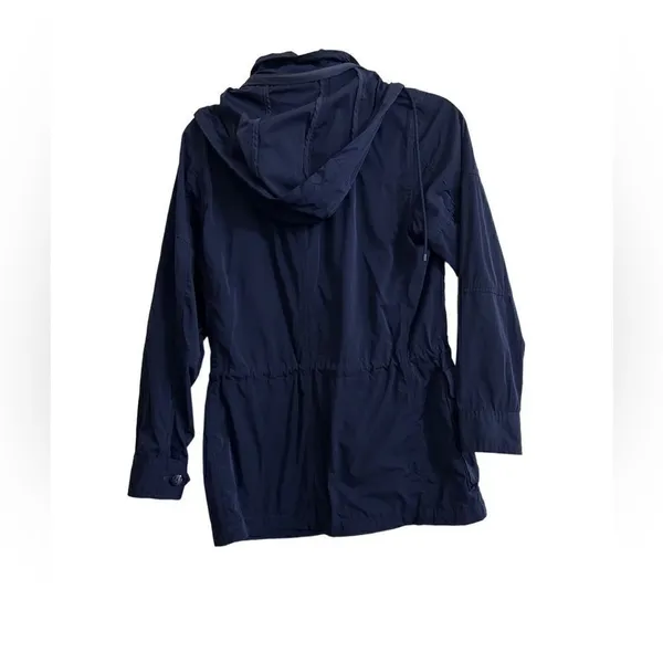 LAUREN RALPH LAUREN Women's Drawstring Waist Button Up Jacket Top TEDO sz S - Image 3