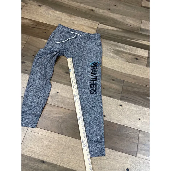 NFL Team Apparel Panthers Gray Athletic Sweatpants Womens Size M - Image 7