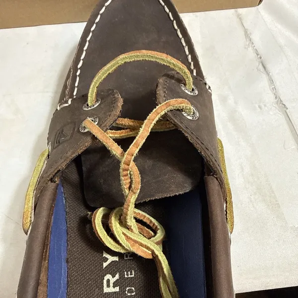 Sperry Pier View Loafer Womens 8.5M Memory Foam Brown Metalic Chmpgn In Box - Image 8