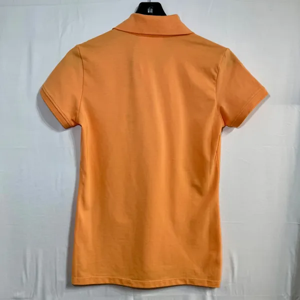 NEW Walter Hagen‎ Clubhouse Womens Small Fresh Orange SS Classic Polo Golf Shirt - Image 2
