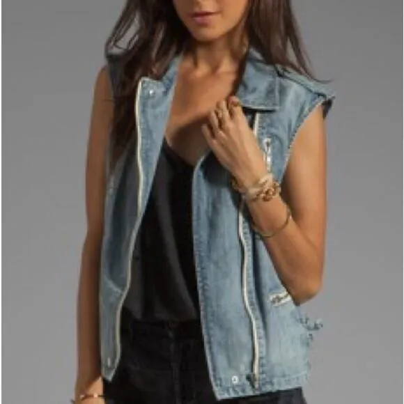 Rebecca Taylor Denim Vest - Image 2