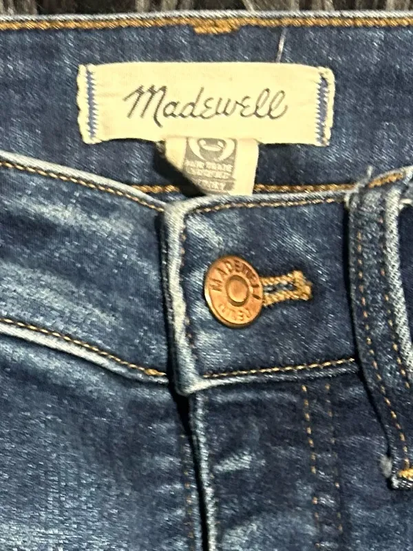 Madewell Curvy High-Rise Skinny Jeans in Moreaux Wash Jeans Size 27 - Image 5
