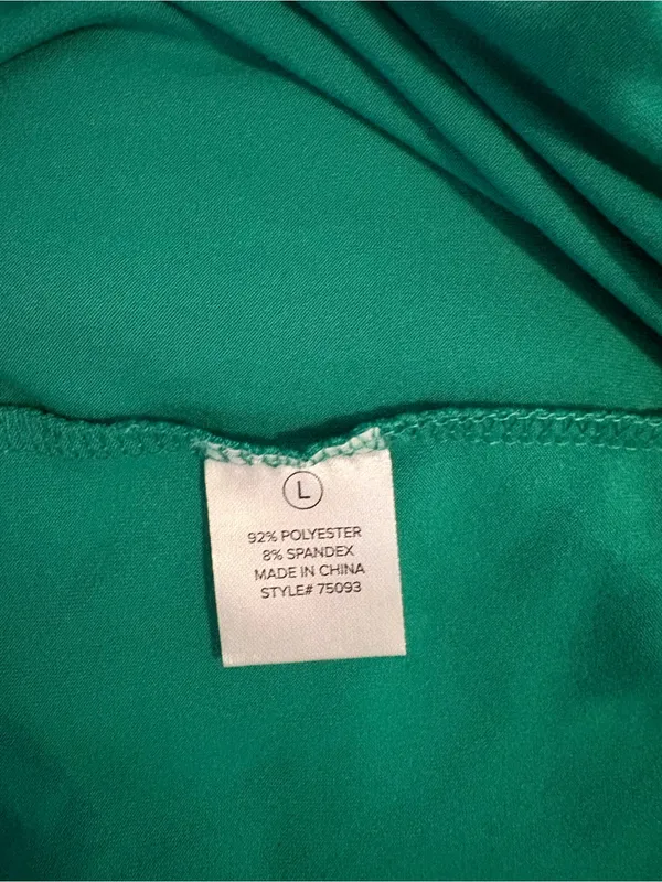 Denim Co. Green Scoop Neck Tank Dress - Image 2