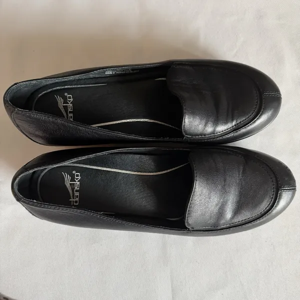Dansko Debra Slip-On Wedge Clogs Women's Sz 36‎ (5.5-6) Black Professional Nurse - Image 6