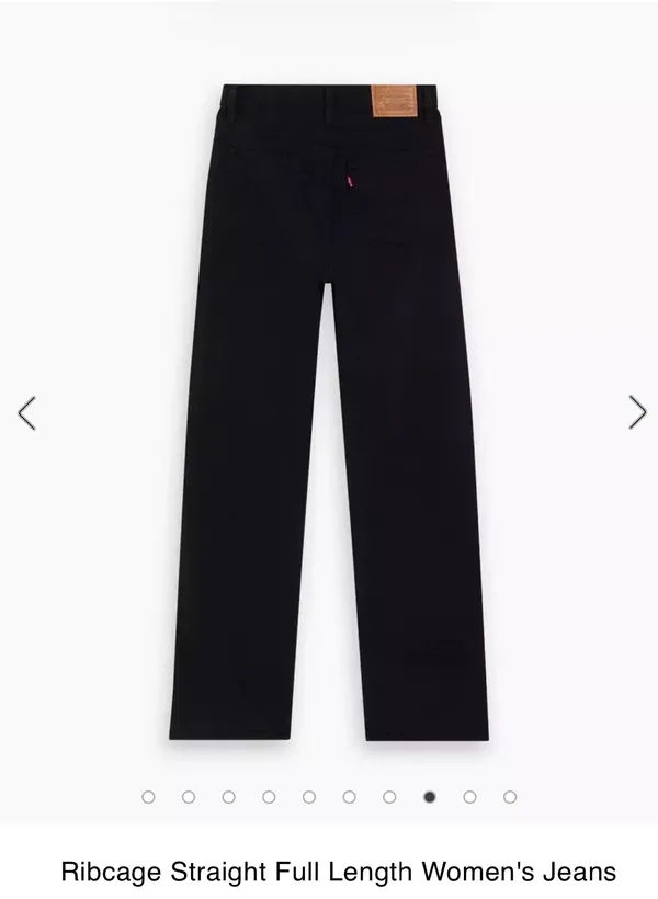 Levi’s Black Jeans Ribcage Straight  - Image 9