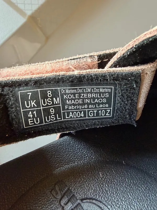 Dr. Martens NEW Unisex Kole Suede Sandal Size 8 or 9 #587A - Image 11