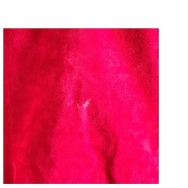 Investments Leather Suede Shacket Sz Lg Red Blazer Business Casual Gorpcore - Image 13