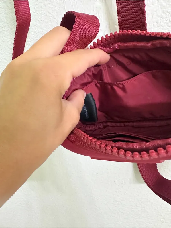 Limited Edition Dagne Dover x Sephora Mara Phone Sling – Burgundy - Image 13