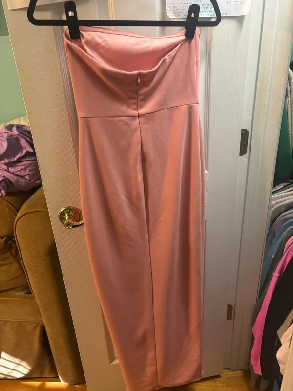 Lulus Rose Ruffle Maxi Dress  - Image 2