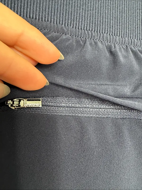 Athleta Brooklyn Ankle Pant Navy Blue Size 6 Mid Rise 28" Inseam Travel - Image 6