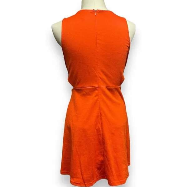 C&V Chelsea & Violet Keyhole Side Cutout Fit Flare Burnt Orange XL - Image 4