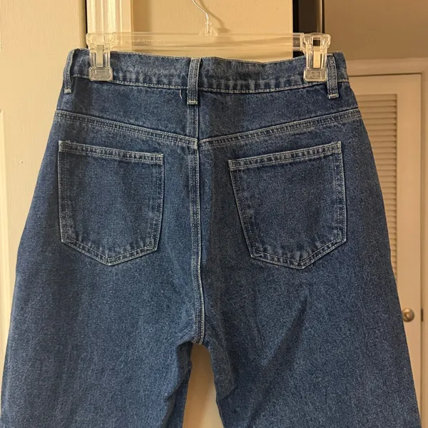 $115 Nwt Lichi High Rise Slit Side Western Flare Jeans, 28 - Image 9