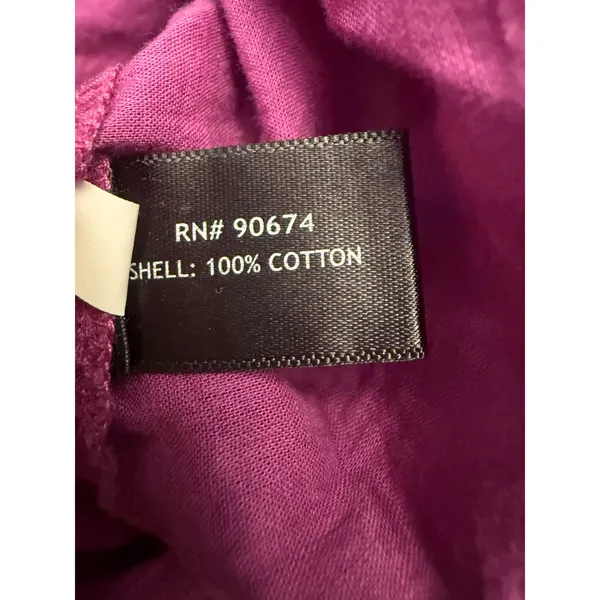 Boston Proper Metallic Lace Detail Off The Shoulder Shift Dress Women’s M Purple - Image 10