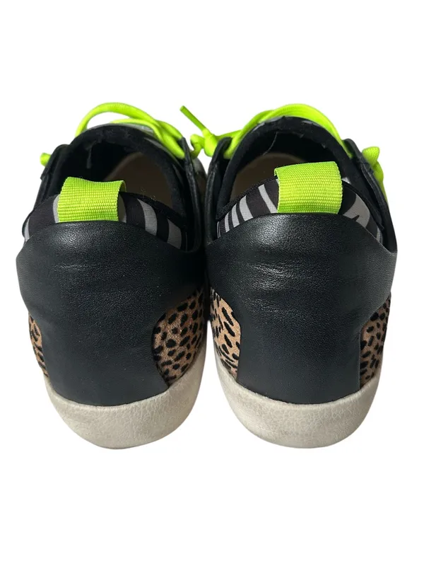 Gianni Bini Kaekko Glitter Star Leopard Print Sneakers - Image 6