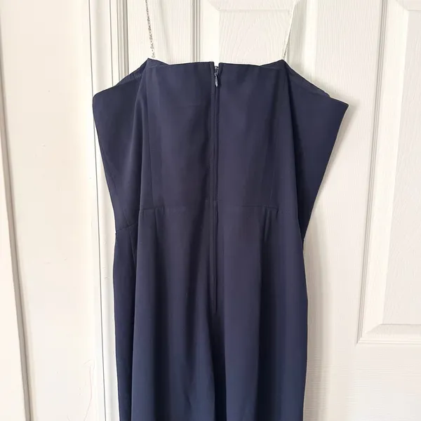 Lilly Pulitzer Kylo True Navy Blue Strapless Sweetheart Jumpsuit NWT 10 No Belt - Image 7