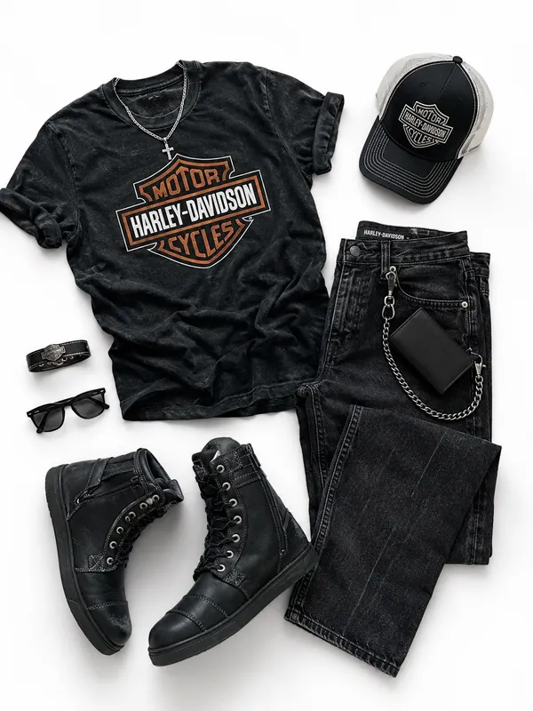 Harley-Davidson Men’s Boots Leather Combat - Image 2
