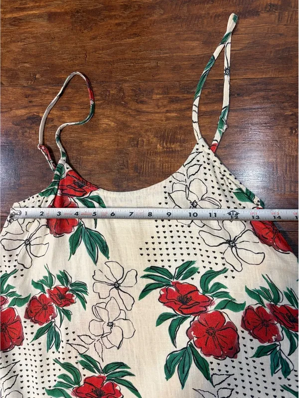 VRG GRL Floral Mini dress with pockets size 8 - Image 8