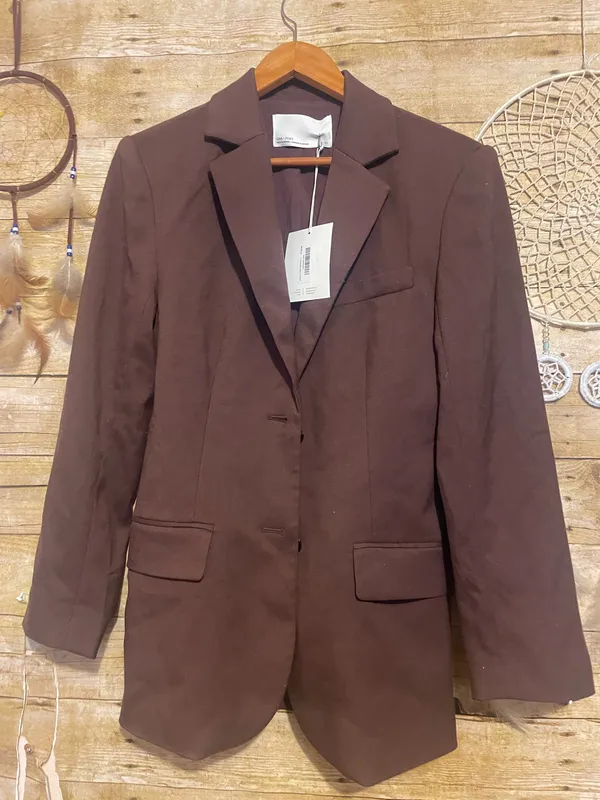 NWT Oak & Fort A line Blazer in Deep Mahogany - Image 8