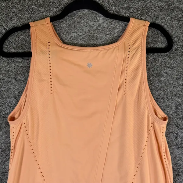 Athleta Foothill Seamless Tank Women's Large Orange - Image 8