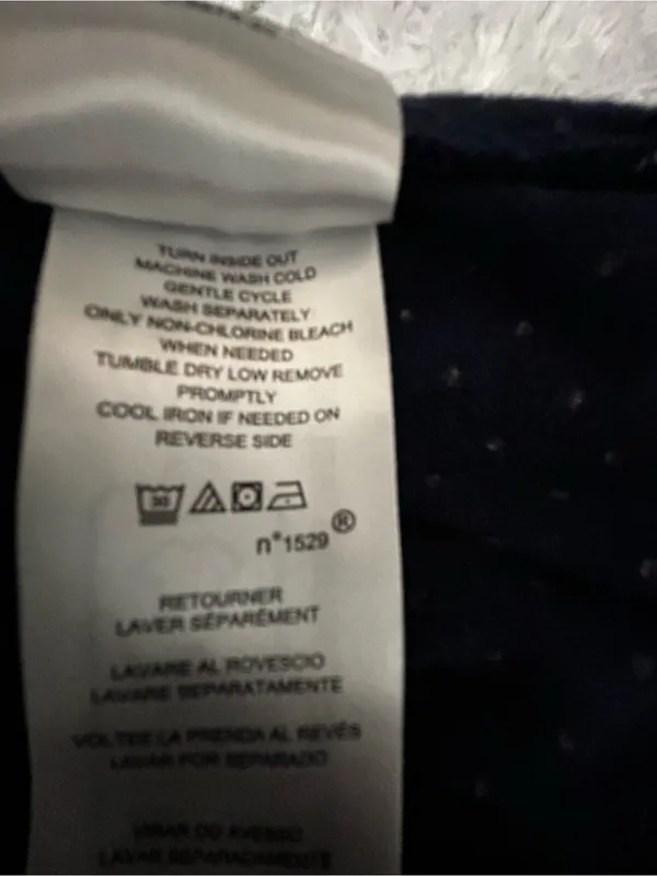 Lauren Ralph Lauren Navy and White Polka Dot Capri Pajama Set - Image 11