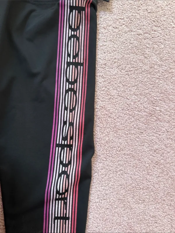 Bebe Athletic Capri Leggings with Side Stripe - Image 3