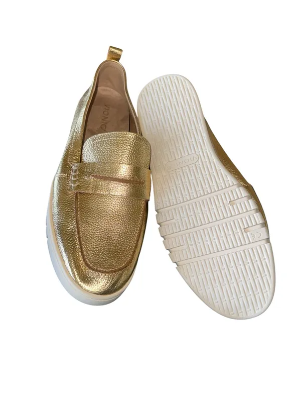 NEW $145 VIONIC Uptown Hybrid Penny Loafer GOLD - Image 8