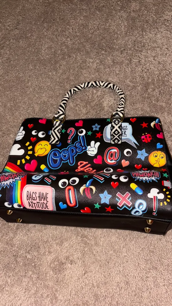 Unique colorful bag Black - Image 2