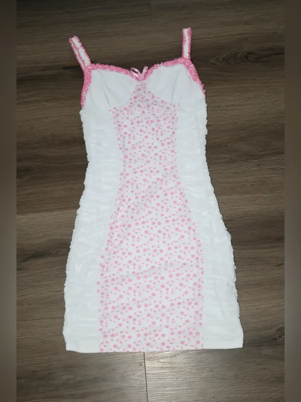 TigerMist Yolanda Pink Floral Mini Dress 🌸 - Image 2