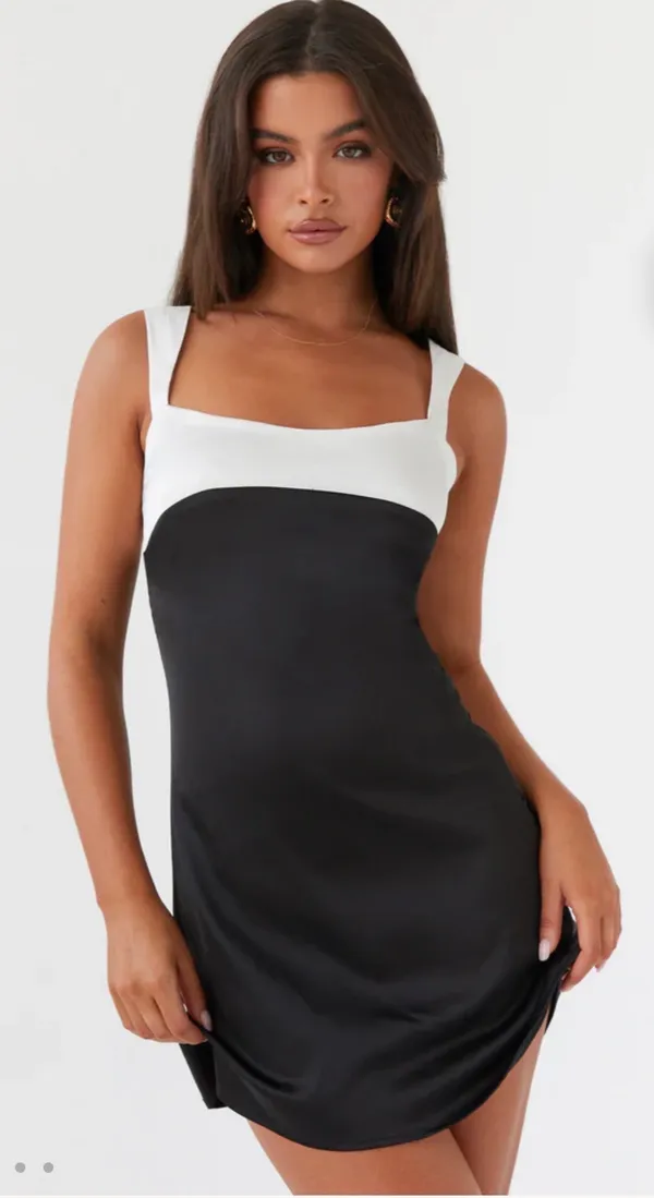 Peppermayo Odette Satin Mini Dress - Image 3