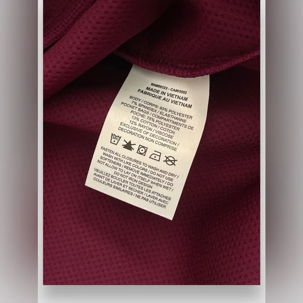 Nike Dri-FIT Prima Women's 1/2-Zip Training Top Size Medium Plum Pullover NWT - Image 11