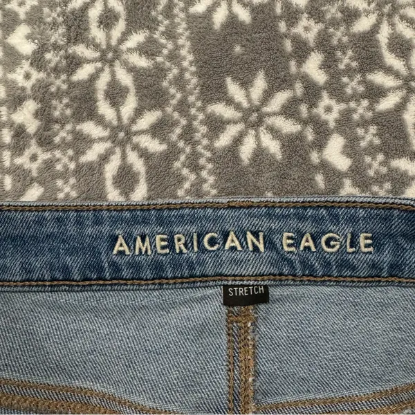 American Eagle Stretch High Rise Mom Jean Sz 18 90s Minimalist Casual‎ Normcore - Image 5