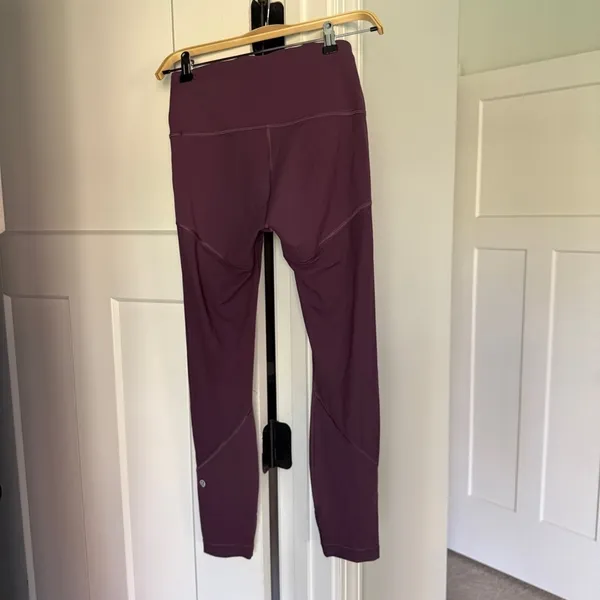 Lululemon Wunder Train High-Rise‎ Tight Grape Thistle Purple Mesh Leggings - Image 8