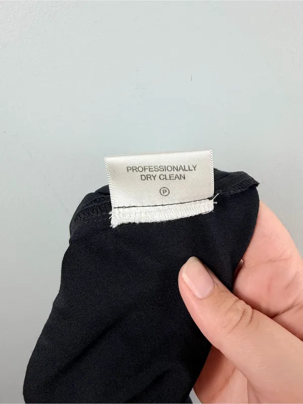 Tory Burch black wool front button skirt size 2 - Image 5