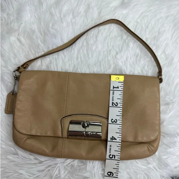 COACH y2k Tan Kristin Mini Purse Wristlet - Image 11